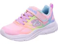 Skechers Mädchen Sneaker Sportschuhe, Hellrosa Mesh-Multi-Besatz, 13 UK Child