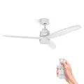 Deckenventilator mit Licht LED, 40W, 6 Geschwindigkeiten, Ultra Silent, 3 Flü...