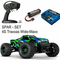 Traxxas # Wide Maxx Monster Truck Grün + 4S 5000 mAh Akku + Ladegerät RTR