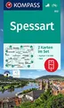 KOMPASS Wanderkarten-Set 832 Spessart (2 Karten) 1:50.000: inklusive Karte zur offline Verwendung in der KOMPASS-App. Fahrradfahren.