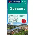 KOMPASS Wanderkarten-Set 832 Spessart (2 Karten) 1:50.000