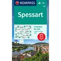 Kompass Karten KOMPASS Wanderkart.Set 832 Spessart 2 K (40677176)