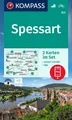 KOMPASS Wanderkarten-Set 832 Spessart (2 Karten) 1:50.000 inklusive Karte zur...
