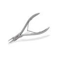 Otto Herder Manicure Nagelzange, Eckenzange mit dünnen Schneiden, ca. 13 cm, Klingenlänge ca. 1,5 cm, gegen eingewachsene Zehennägel, aus rostfreiem Stahl