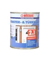 Wilckens 750ml Fenster- und Türenlack 2in1 seidenmatt weiss Innen Außen