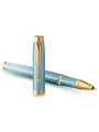 Parker IM Writing Rituals Rollerball Pen | Turquoise Green Finish with Gradient | Gold Trims | Fine Point | Black Ink | Gift Box