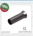 QUAD 22C476 - Aderendhülsen, unisoliert, 100 Stück, 1,5 mm²