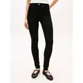 Tommy Hilfiger Skinny-fit-Jeans DNM BLACK COMO SKINNY RW schwarz 33