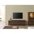 TV-Board Kernbuche 190x40x56 tabacco braun geölt VILLANDERS #253