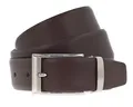 Vanzetti Dresscode: Business 35mm Cambered Belt W80 Gürtel Accessoire Dark Brown
