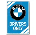 Nostalgic-Art Metallschild Blechpostkarte - BMW - BMW Drivers Only