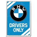 Nostalgic-Art - Garagen Blechschild Metallschild Postkarte - BMW Drivers Only
