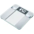 Beurer BG 13 Diagnosewaage glas Körperanalysewaage Tragkraft 150 kg LCD-Anzeige