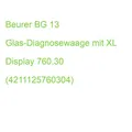 Beurer BG 13 Glas-Diagnosewaage mit XL Display 760.30 (4211125760304)