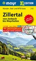 Mayr Wanderkarte Zillertal XL - Von Jenbach bis Mayr...