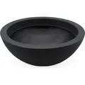 Spetebo Kunststoff Pflanzschale anthrazit - 52x20 cm - Pflanzkübel Blumenkübel Pflanztopf Blumentopf - Schwarz