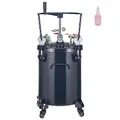 VEVOR Druckbehälter Farbbehälter Sprühfarbe Drucktopf 30 L Drucktank, 70 psi Lackierpistole Farbbehälter Φ 80 x 42,5 cm Spray Paint Pressure Pot Tank Paint Container Farbspritzpistolen Lacken, Flecken