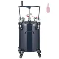 VEVOR Druckbehälter Farbbehälter Sprühfarbe Drucktopf Tank 30L 32x40cm Blau