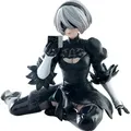 Nier: Automata For the Glory of Mankind 2B Figur 10 cm - Silber