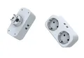 Schuko Doppelstecker mit 2 x USB Anschluss Mehrfachstecker 2 x USB Typ A + USB C