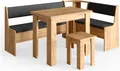 Eckbankgruppe Vicco Roman Goldkraft Eiche 136.6 x 60 cm mit Tisch, Model 34317