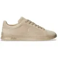 Polo Ralph Lauren für Herren. 809877601001 Heritage Court II Leder Turnschuhe beige (45), Wohnung, Schnürsenkel, Lässig