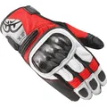 Berik LDX Damen Motorrad Handschuhe, schwarz-weiss-rot, Größe L