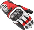 Berik LDX Damen Motorrad Handschuhe, schwarz/weiß/rot, L