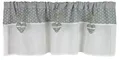 Clever-Kauf-24 Scheibengardine | Landhaus | Herz | 2631-90 | grau | Küchengardine | Gardine Panneau | Breite 140cm | 3D-Herz |
