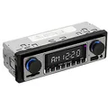 Yolispa Autoradio Mit Bluetooth, USB/SD/AUX-Anschluss, 4 x 60 W Auto-Audio-FM-Radio, Digitaler MP3-Player, Freisprecheinrichtung