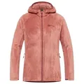 Jack Wolfskin Damen Rotwand Hodded Fleecejacke - S - mineral red