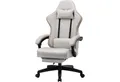 GTPLAYER Gaming-Stuhl Ergonomischer Gaming Sessel Schreibtischstuhl aus Stoff/Kunstleder (Pacekung), Federsitzkissen mit Fußstütze