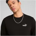 PUMA Langarmshirt ESS SMALL NO 1 LOGO CREW FL Regular Fit, Langarm, Rundhalsausschnitt schwarz XXL (60/62)