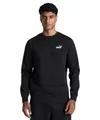 Puma Herren ESS Small No. 1 Logo Crew FL Crew-Sweatshirts, Puma Black,