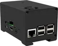 Joy-it Aluminiumgehäuse Passend für: Raspberry Pi, StromPi 3 inkl. Batteriefach, abnehmbare GPIO Abdeckung, inkl. aktiven Kühler, inkl. passiven Kühler, zur (rb-strompi3-case)