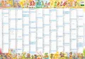Wandplaner Wilde Mäuse 2026: Praktischer Kalender mit Überblick über das ganze Jahr. Feiertage und Kalenderwochen in einem Posterplaner mit lustigen Mauszeichnungen. 68 x 48 cm (ABBFH59)