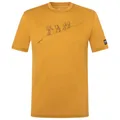 super.natural - Hiking Tee - Merinoshirt Gr 46 - S orange/gelb