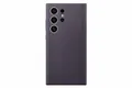 Samsung Designed for Hochuen Vegan Leather Smartphone Case GP-FPS928HC, Galaxy S24 Ultra, Handy-Hülle, Lederimitat, Schlankes Design, Dark Violet