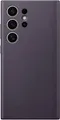 Echtes Offizielles Samsung Galaxy S24 Ultra Vegan Leder Case - Dunkelviolett