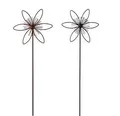 TrendLine Gartenstecker Metall Blume sortiert 115 cm
