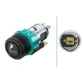 HELLA 8EZ 008 021-011 Zigarettenanzünder - 24V - Einbau - Stecker: Flachstecker