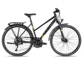 2R Manufaktur Trekkingrad TRS30 Trapez, 30 Gang Shimano RD-T6000 Deore-10 Schaltwerk, Kettenschaltung, Damen Trekkingrad 28 Zoll schwarz/grau
