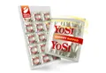 YOSI Kondome 200er Ribbed - gerippt, 53mm, 4x50 Stück, stimulierenden Rillen, mit Reservoir, transparent & zylindrisch