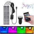 LED Innenbeleuchtung Bawoo 48 Streifen USB Fernbedienung