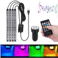 Bawoo LED Innenbeleuchtung USB Fernbedienung 48 Streifen