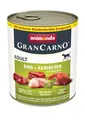 animonda GranCarno Nassfutter für Hunde 6x800g Kaninchen & Kräuter Adult
