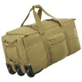 BEKÄMPFUNG DER BUCHWERT DUFFEL TAKTISCHE REISEN WHEELIE BAG RUCKSACK GEPÄCK COYO