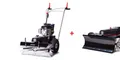 Limpar 67 W Motorkehrmaschine Benzinkehrmaschine 70 cm inkl. Schneeräumschild