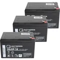 Ersatzakku AGM Batterie für Kinderfahrzeug 3 x 12V 13Ah
