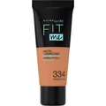 MAYBELLINE New York Fit me Matte und Poreless Make-up, Nr. 334 Warm Tan, 30 ml